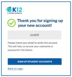 Set Up Your Online School (OLS) Accounts — Step 5
